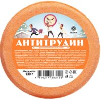 Fabrik cosmetology (Фабрик косметолоджи) таблетка бурлящая для ванны 130г новогодняя серия антитрудин (ФАБРИК КОСМЕТИК ООО)