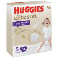Huggies (Хаггис) трусики-подгузники elite soft №34 р.5 12-17кг (КИМБЕРЛИ КЛАРК)