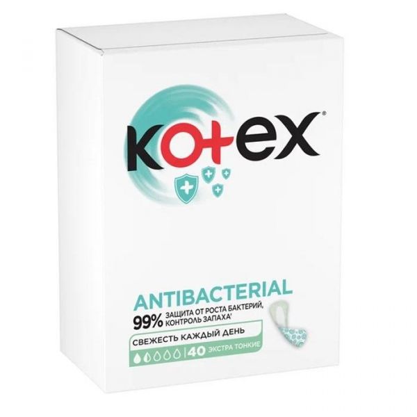 Kotex (Котекс) прокладки ежедневные №40 супертонк. (Kimberly-clark sp.z.o.o)