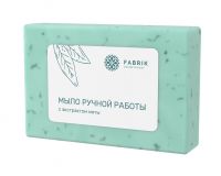 Fabrik cosmetology (фабрик косметолоджи) мыло ручной работы 100г экстракт мяты (ФАБРИК ПРОДАКШН ООО)