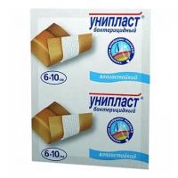 Лейкопластырь унипласт бактерицидный №1 шт.  влагостойк 6*10см (ВЕРОФАРМ)