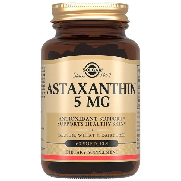 Solgar (Солгар) астаксантин из микроводоросли капс. №60 (Solgar vitamin and herb)