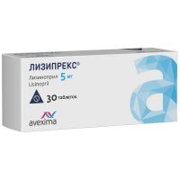 Лизипрекс 5мг таб. №30 (АВЕКСИМА)
