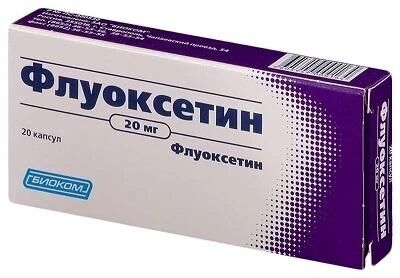 Флуоксетин 20мг капс. №20 (Биоком зао)