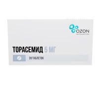 Торасемид 5мг таб. №30 (ОЗОН)