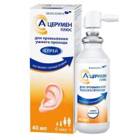 А-церумен плюс средство для промыв.ушного прохода 40мл спрей (БИОКОДЕКС)