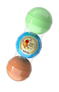 Fabrik cosmetology (фабрик косметолоджи) шарики бурлящие для ванны №3 ассорти мороженое (ФАБРИК КОСМЕТИК ООО)