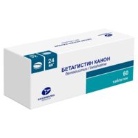 Бетагистин 24мг таб. №60 (КАНОНФАРМА)