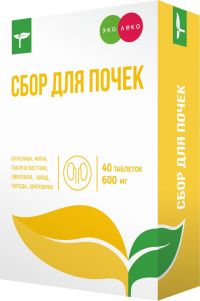 Эколеко почечный сбор таб. №40 (ГРИН САЙД ООО_2 СТ)
