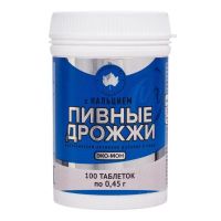 Дрожжи пивные с кальцием таб. №100 (СВОБОДНЫЙ-20)