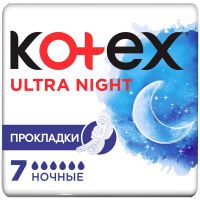 Kotex (Котекс) прокладки ультра №7 сетчат. найт 9425085 (KIMBERLY-CLARK LTD)