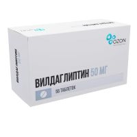 Вилдаглиптин 50мг таб. №56 (АТОЛЛ)