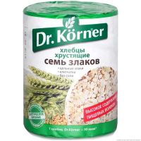 Dr. Korner (Др.корнер) хлебцы семь злаков хрустящие 100г (ХЛЕБПРОМ ОАО)