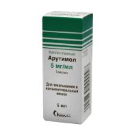 Арутимол 0.5% 5мл капли глазн. №1 фл.-кап. (БАУШ ХЕЛС)