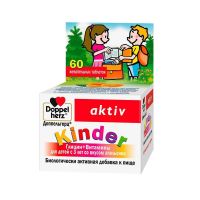 Доппельгерц киндер глицин+витамины с 3 лет таб.жев. №60 (КВАЙССЕР)