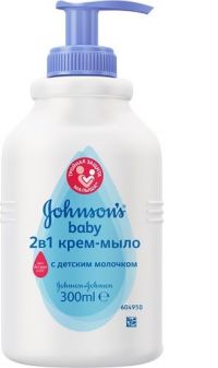 Johnson's baby (Джонсонс бэби) крем-мыло для умывания 300мл д/лица д/рук (JOHNSON & JOHNSON GMBH)