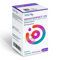 Биматопрост 0,3мг/мл 2,5мл капли глазн. фл.-кап. (СЕВЕРНАЯ ЗВЕЗДА)