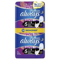 Always (олвейз) прокладки платинум №10 найт экстра защита (ПРОКТЕР ЭНД ГЕМБЛ)