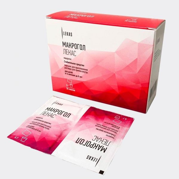 Макрогол 4г пор.д/р-ра д/пр.внутр. №20 пак. (Березовский фармацевтический завод зао)