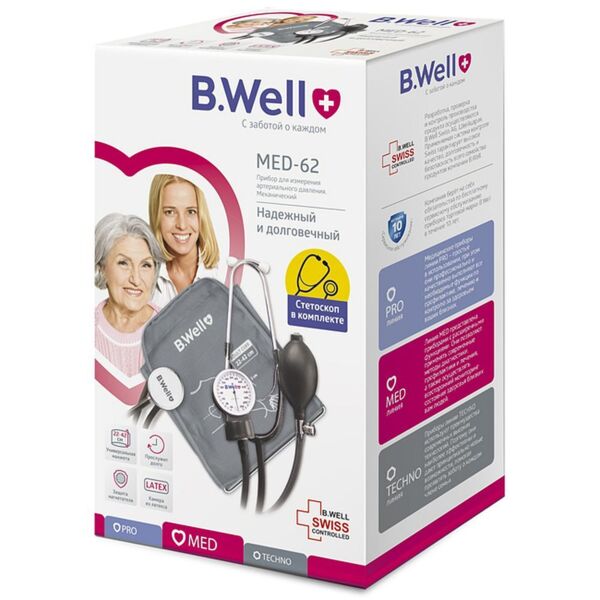 Тонометр б.велл wm-62s / med-62 механическ (B.well limited)
