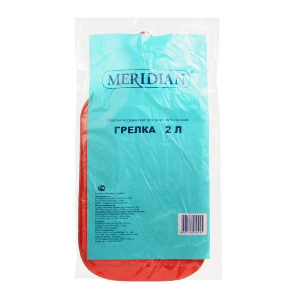 Грелка резиновая 2л а2 (Meridian medical prodacts ltd)
