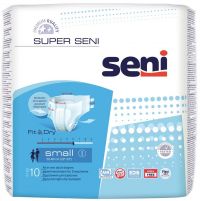 Seni (Сени) подгузники super small air №10 55-80 см (TZMO S.A.)