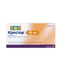 Крестор 10мг таб.п/об.пл. №28 (АСТРА ЗЕНЕКА)