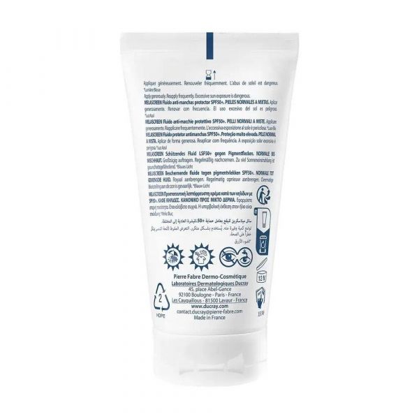 Ducray (дюкрэ) меласкрин флюид п/пигмент. 50мл spf50+ (Pierre fabre dermo-cosmetique)