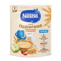 Nestle (Нестле) каша молочная 200г пшеница яблоко земляника с 8 мес. (НЕСТЛЕ РОССИЯ ООО)