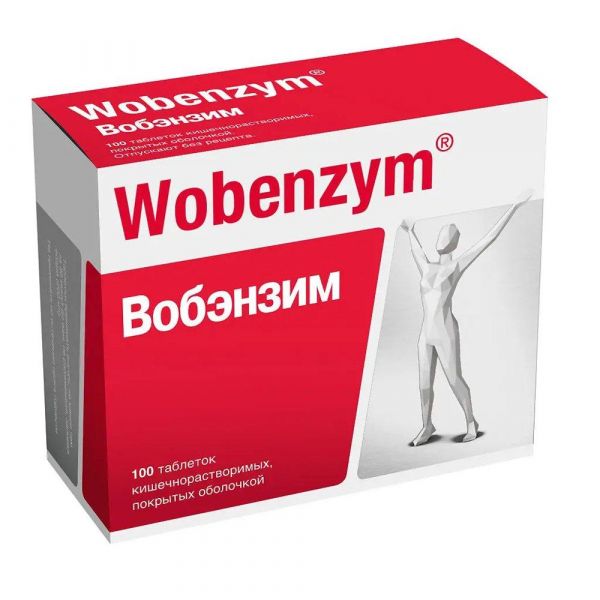 Вобэнзим таб.п/об.киш/раств. №100 (Mucos emulsions gmbh)