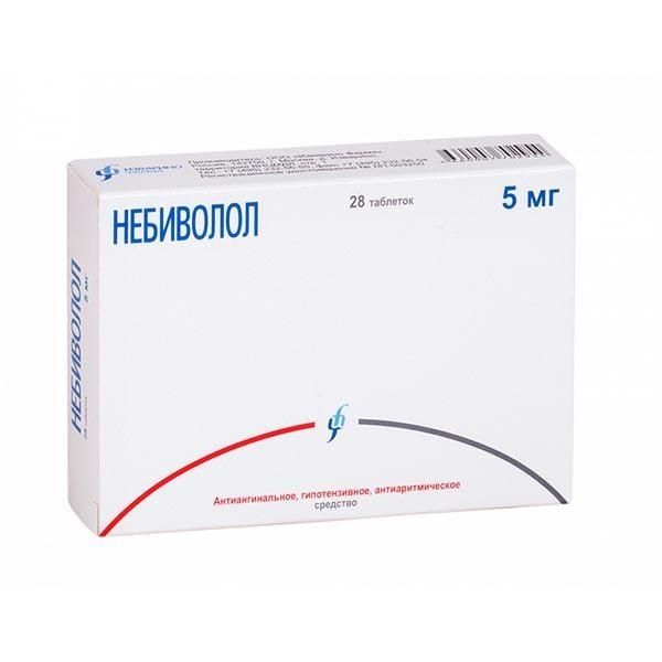 Небиволол 5мг таб. №28 (Изварино фарма ооо)