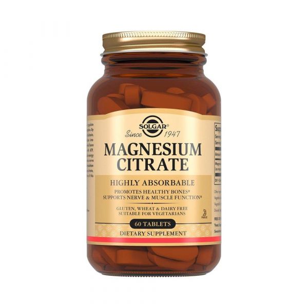 Solgar (солгар) цитрат магния 200мг таб. №60 (Solgar vitamin and herb)