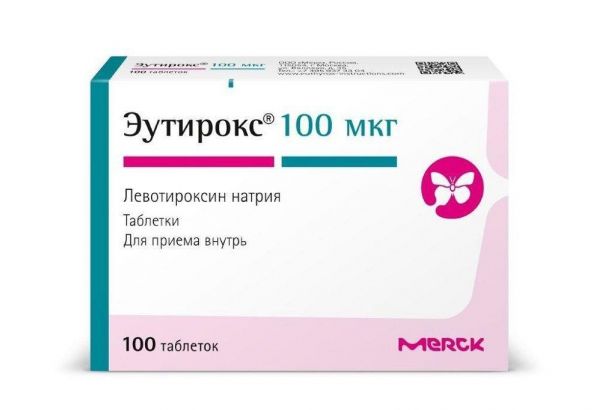 Эутирокс 100мкг таб. №100 (Merck kgaa_3)