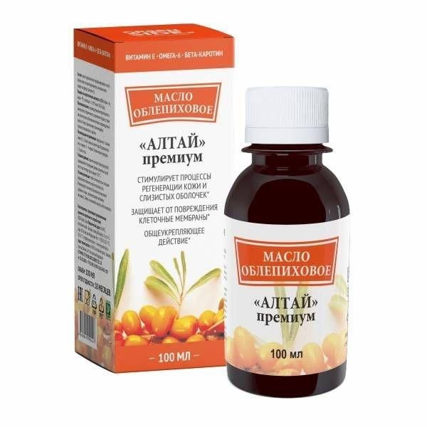 Облепиховое масло 100мл масло д/пр.внутр. №1 фл.  бад (Грин сайд ооо)