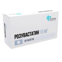 Розувастатин 10мг таб.п/об.пл. №28 (АТОЛЛ)