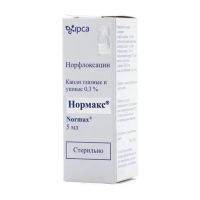 Нормакс 0.3% 5мл капли глазн.,ушн. №1 фл. (ИПКА)