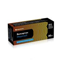 Валсартан 40мг таб.п/об.пл. №30 (МЕДИСОРБ)