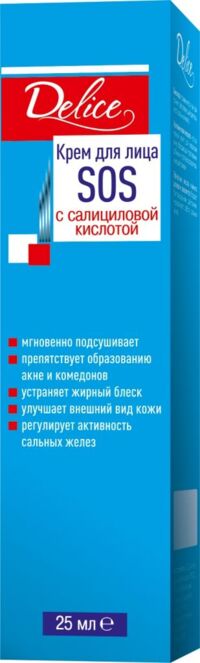 Delice (Делис) крем для лица sos 20мл с салициловой кислотой (АЛТЭЯ ООО)