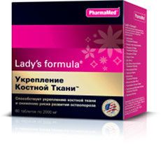 Lady's formula (Ледис формула) укрепление костной ткани таб. №60 (Pharmamed/ west coast laboratories inc.)