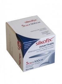 Лейкопластырь силкофикс №1 шт.  шелк.осн. 5*500см (МЕДКОМ)