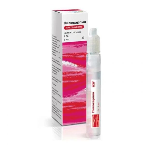 Пилокарпин 1% 5мл капли глазн. №1 фл.-кап. (Обновление пфк ао)