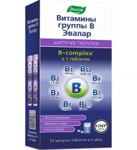 Витамины группы b таб.шип. №30 (ЭВАЛАР)