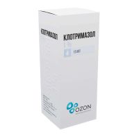 Клотримазол 1% 15мл р-р д/пр.наружн. №1 фл. (РИФ ООО)