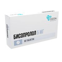 Бисопролол 5мг таб.п/об. №60 (АТОЛЛ)