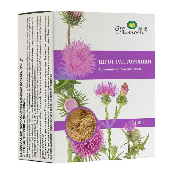 Расторопши шрот 100г (Мирролла ооо)