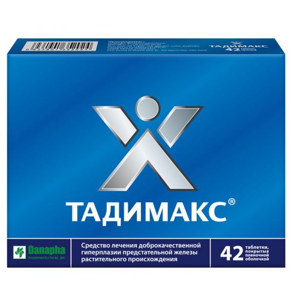 Тадимакс таб.п/об. №42 (Danapha pharmaceutical joint stock company)
