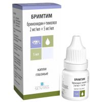 Бримтим 2мг/мл+5мг/мл 5мл капли глазн. фл. (СЕНТИСС ФАРМА)