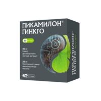 Пикамилон гинкго 40мг+20мг капс. №50 (ФАРМСТАНДАРТ)
