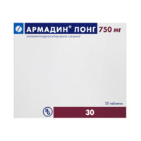 Армадин лонг 750мг таб.п/об.пл.пролонг.высв. №30 (ГЕДЕОН РИХТЕР)