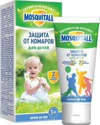 Mosquitall (москитол) крем нежная защита для детей от комаров 40мл (АЭРОЗОЛЬ ООО)